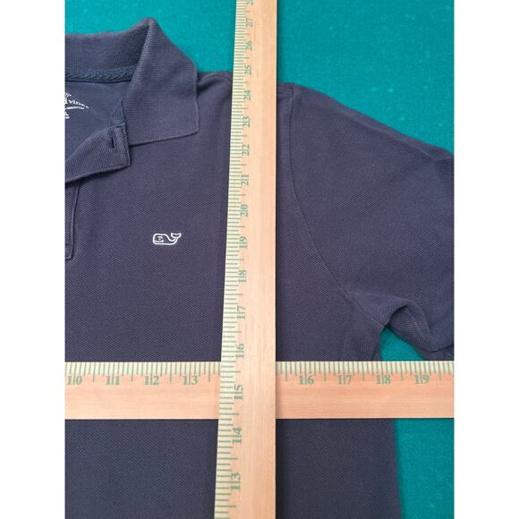 Vineyard Vine Navy Polo Boys XL - Picture 5 of 6